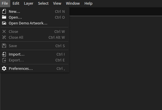 Import raster graphics