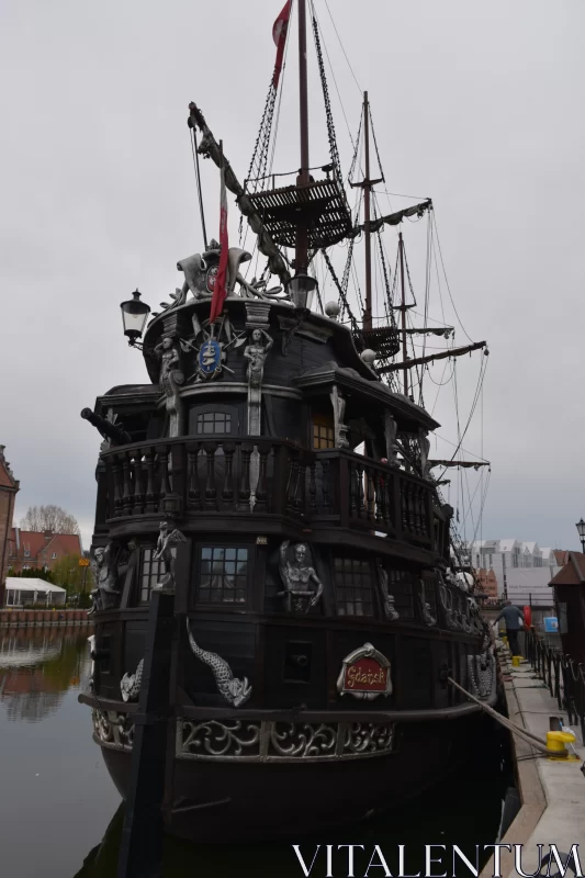 The Black Pearl Galleon- a Gdańsk Ship Walking Tour Free Stock Photo
