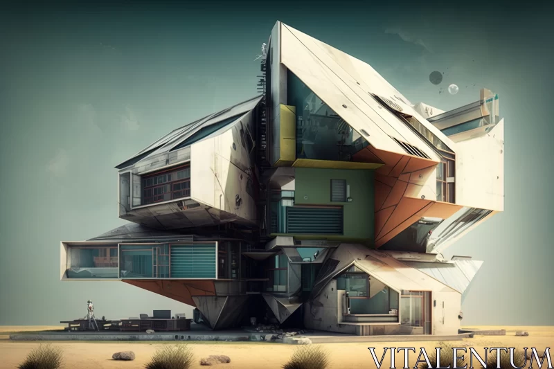 Sleek and Futuristic: Edgy Housing Design for the Modern Age AI Image