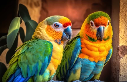 Greek Parrot Paradise: Colorful Parrots in Rhodes, Greece