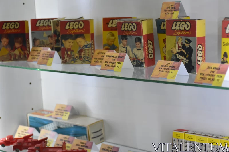 Journey Through Time: Showcasing the History of Lego and Children's Toys Free Stock Photo