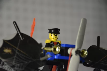Lego Guardian of the Skies: Serious Aviator on Military Aircraft