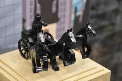 Midnight Riders: Intriguing Black Lego Cavalry Formation