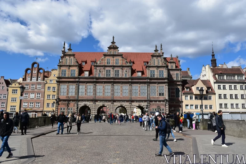 The Green Gate In Gdansk - A Must-Visit For History And Architecture Enthusiasts Free Stock Photo