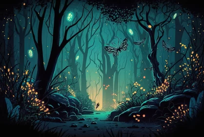 Enchanting Firefly Forest: Where Magic Comes Alive