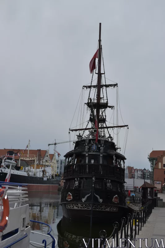 A Must-See Attraction In The Bay Of Gdańsk: The Black Pearl Free Stock Photo