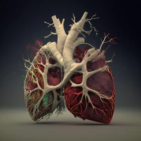 The Anatomy Of The Heart: An Important Organ In The Human Body AI Image