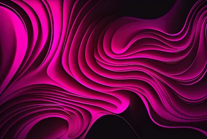 Vibrant Magenta Waves: A Burst of Dynamic Color AI Image