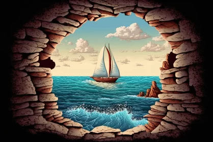 Whispering Waves: A Hidden Vista of Seafaring Splendor