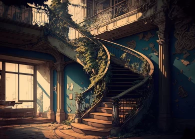 Echoes of the Past: The Enigmatic Abandoned Staircase