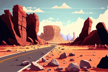 Desolate Beauty: A Grand Canyon Journey Through Barren Lands