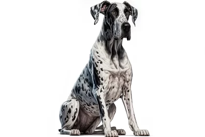 Majestic and Regal: The Great Dane's Graceful Pose