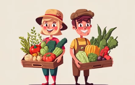 From Garden to Plate: Organic Bounty Harvested by Green Thumbs