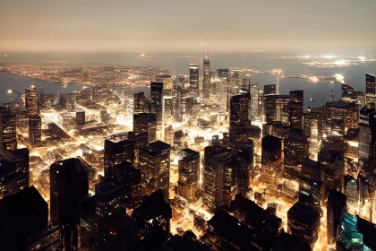 Illuminated Tapestry: Toronto's Nocturnal Symphony Unveiled