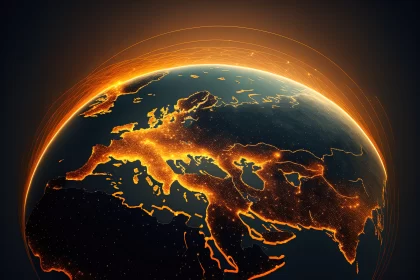 Interconnected Existence: Earth's Global Tapestry Unveiled