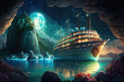 Whimsical Waves: Starting an Enchanted Cruise on a Fantasy Yacht