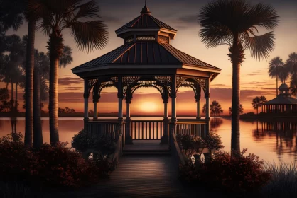 Enjoying Sunset Serenade by the Sea
