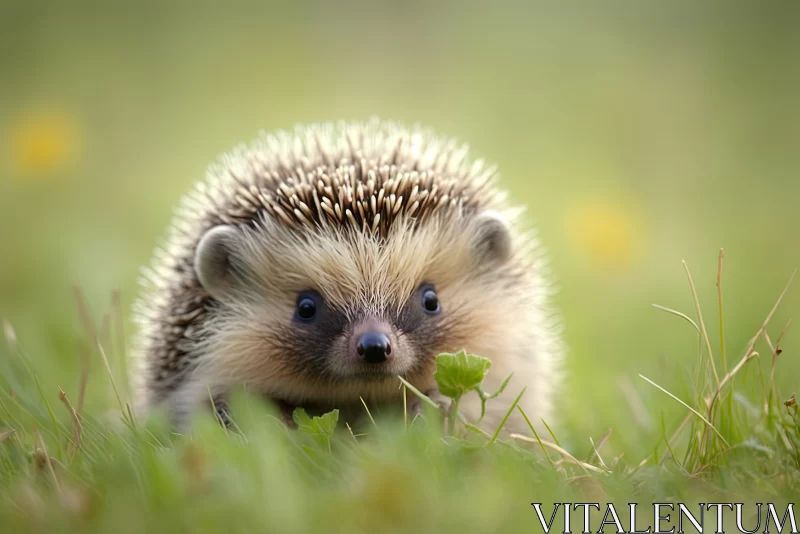 Tiny Marvels: Delightful Encounters With a Baby Hedgehog AI Image