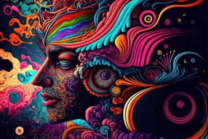 Cosmic Kaleidoscope: Discovering a Vibrant Psychedelic Symphony