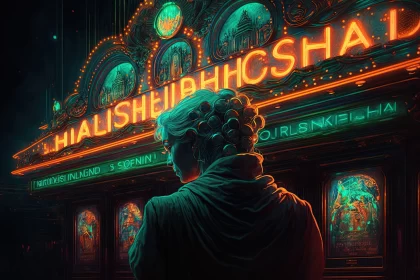 Euphoria Unleashed: Indulge in the Neon Casino's Emotive Delights AI Image
