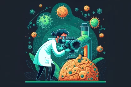 Microscopic Quest: Unveiling the Secrets of the Coronavirus Realm