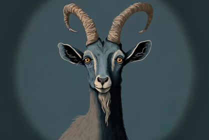 Siren of the Mountains: The Gray Goat with Enormous Horns