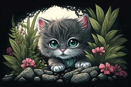 Enigmatic Gaze: The Feline Conundrum