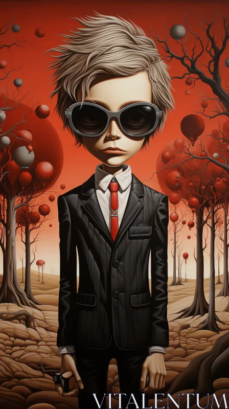 AI ART Surreal Portrayals: A Gothic and Futuristic Artwork Collection
