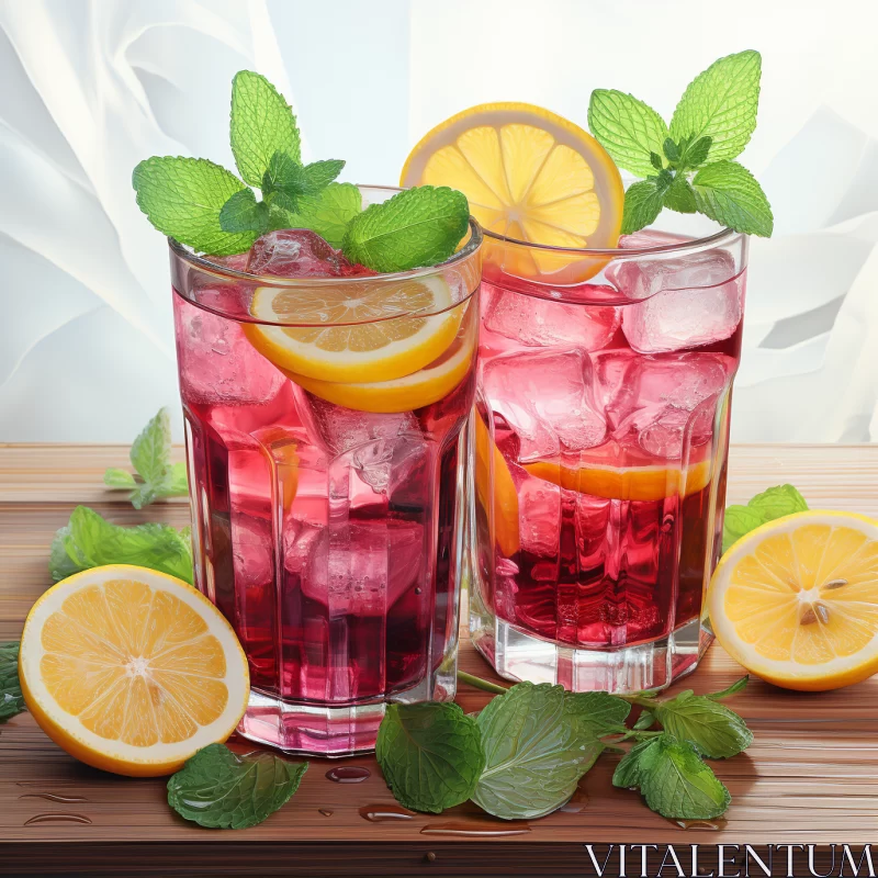 Digitally Enhanced Classic Cocktails - Daz3D Render