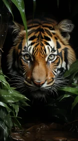 Hidden Tiger - A Sumatraism Inspired Artwork AI Image