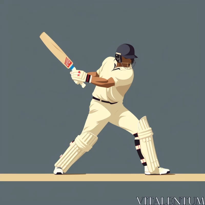 Vivid Cricket Game Image Representing Indian Pop Culture AI Image