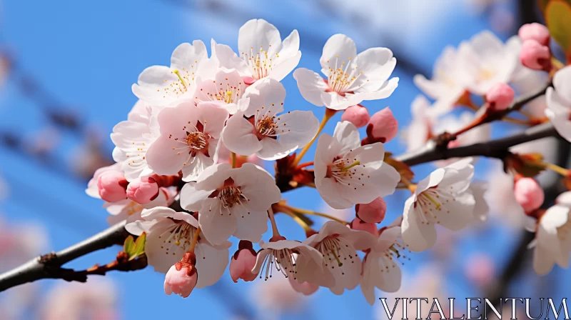 Harmonious Cherry Blossom in Bloomcore and Kimoicore Style AI Image