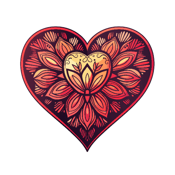 POD Design Mandala of Love