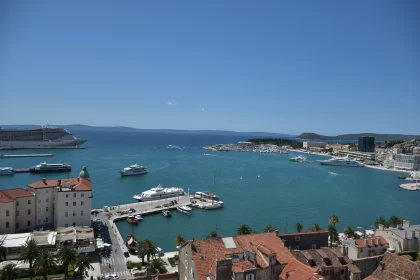 Captivating Port View with Boats | Coastal and Harbor Views