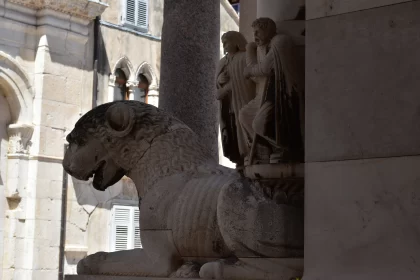 Baroque and Venetian Animal Statues - Stone Lion, Elephant, and Bull
