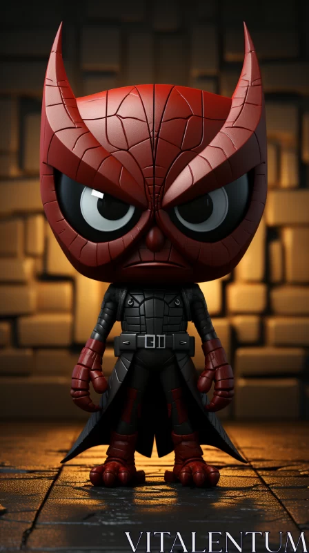 Spider-Man Pop Vinyl Figure in Gothic Style AI Image