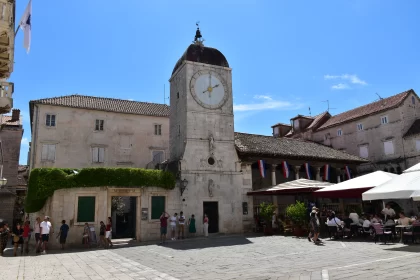Historical Clock Tower with Mediterranean Influences