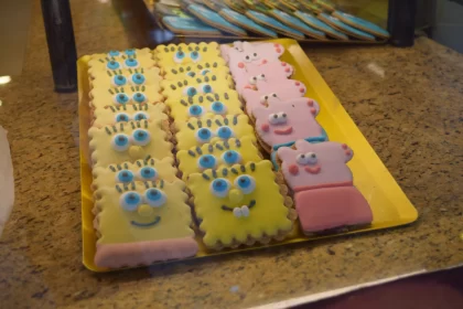 Colorful Character-Inspired Cookies with a Touch of Whimsy