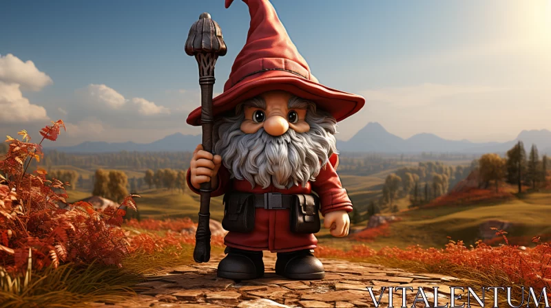 AI ART Gnome's Adventure: A Blend of Wizardcore and Kombuchapunk