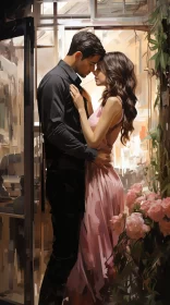 Romantic Photorealistic Composition of a Couple