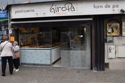 Glasgow's Grit: A Bakery's Glass Door