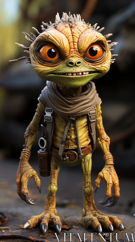 AI ART Star Wars Inspired Goblin Caricature in Steampunk Style