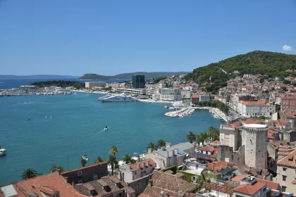 Croatian Coastal Town - A Majestic Harbor View