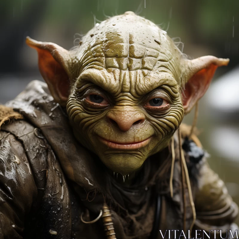 AI ART Star Wars' Yoda in an Adventure-themed Medieval Fantasy Setting