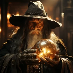 Magical Realism in Witchy Academia: Man with Golden Ball
