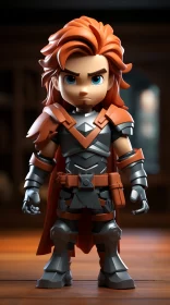 Armored Warriors: Toy Figures and Game Characters AI Image