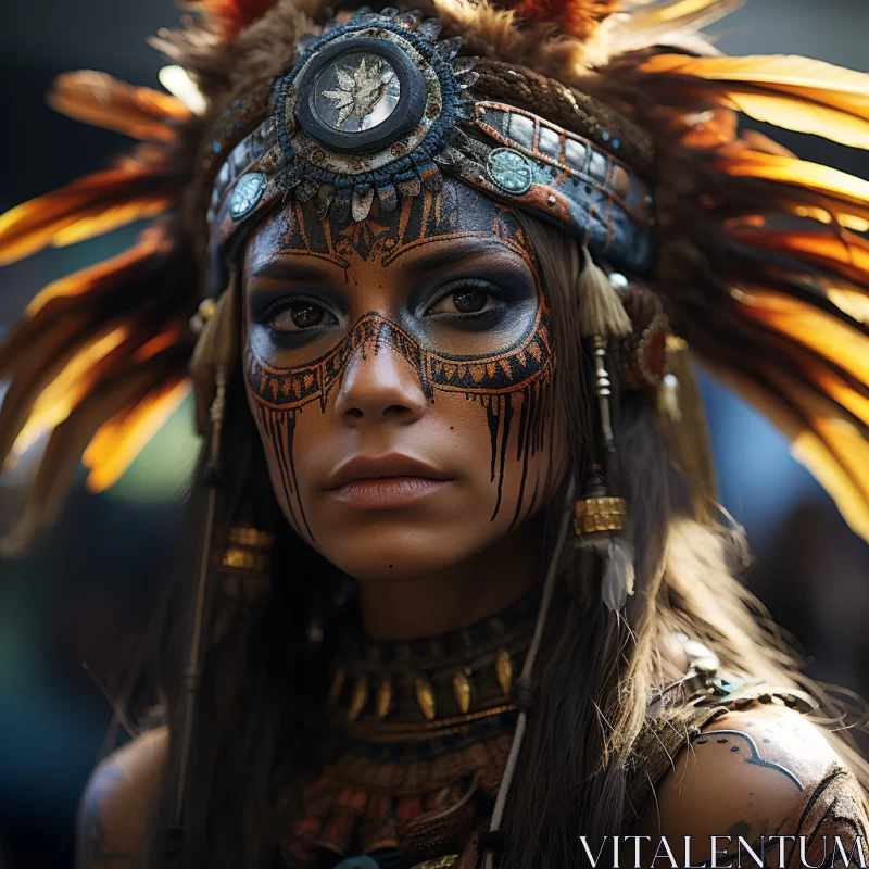 Aztec Inspired City Portraits - A Mystical Fusion of Past and Present AI Image