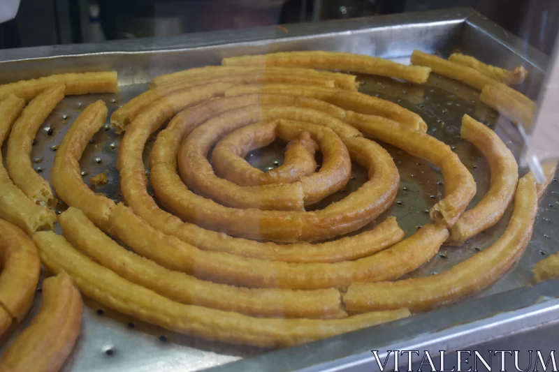 PHOTO Traditional Spanish Churros: A Glimpse into Authentic Cuisine