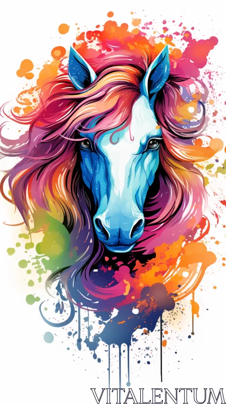 Enchanting Unicorn Illustration - A Blend of Reality and Fantasy AI Image