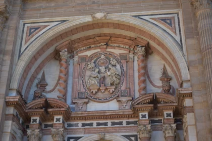 Ornate Church Arches with Renaissance-inspired Carvings